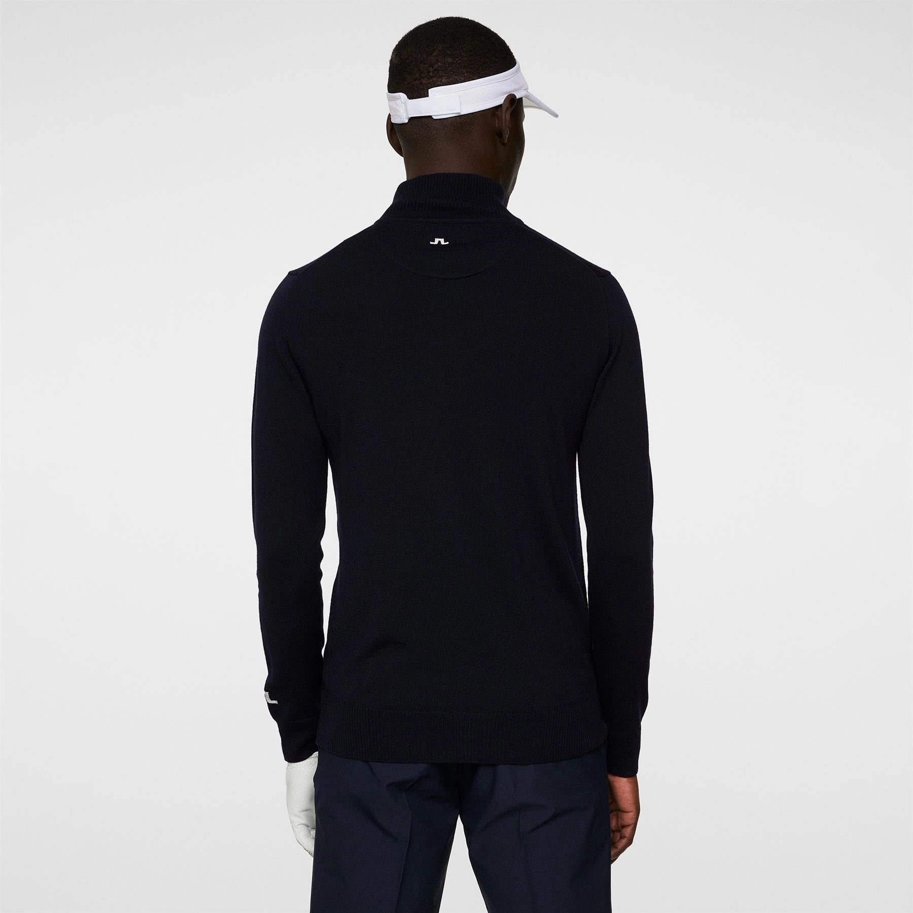Kian Zipped Golf Sweater JL Navy J.Lindeberg Golfwear for Men
