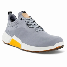 Neutral Tone Shoes Kick Motion Ecco Men's Biom Hybrid 4 Golf Shoes Run Boost