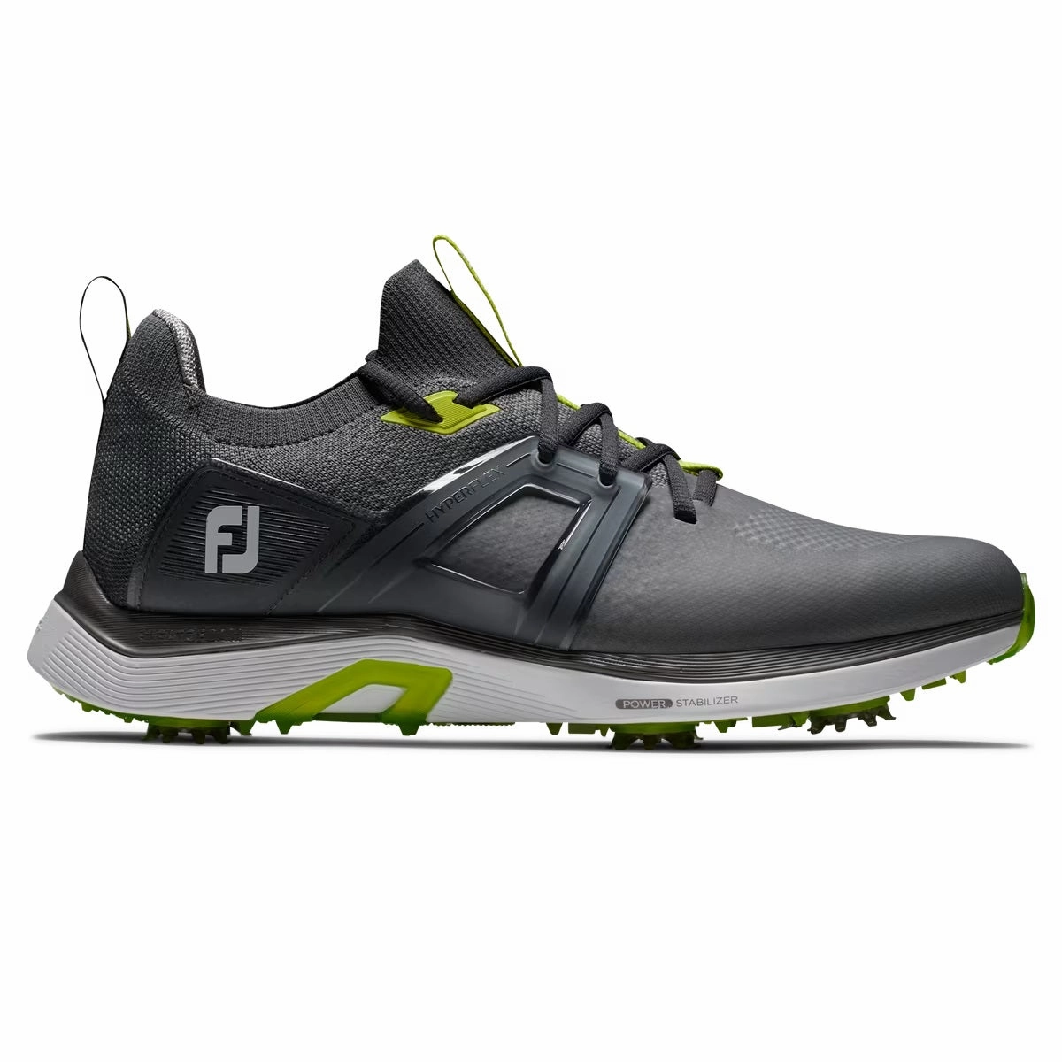 Modern Athletic Design, Slip-Resistant Shoes FootJoy HyperFlex Golf Shoes 51044 Grey/Charcoal/Lime (Previous Season Style)