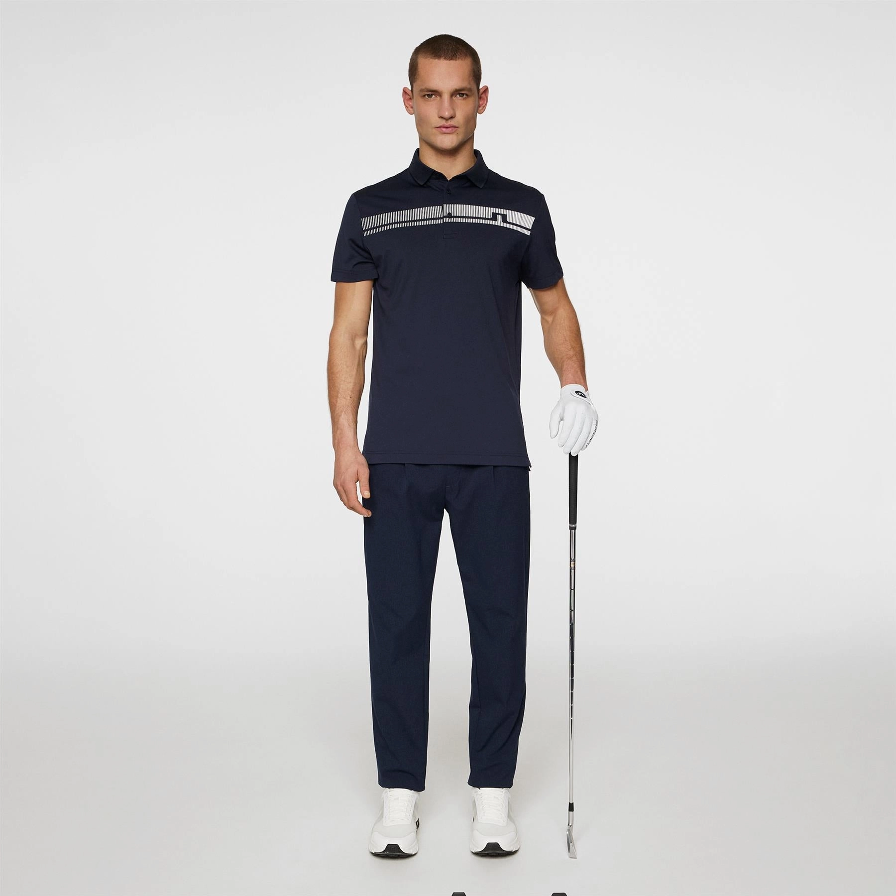 Klas Regular Fit Polo JL Navy J.Lindeberg Golfwear for Men