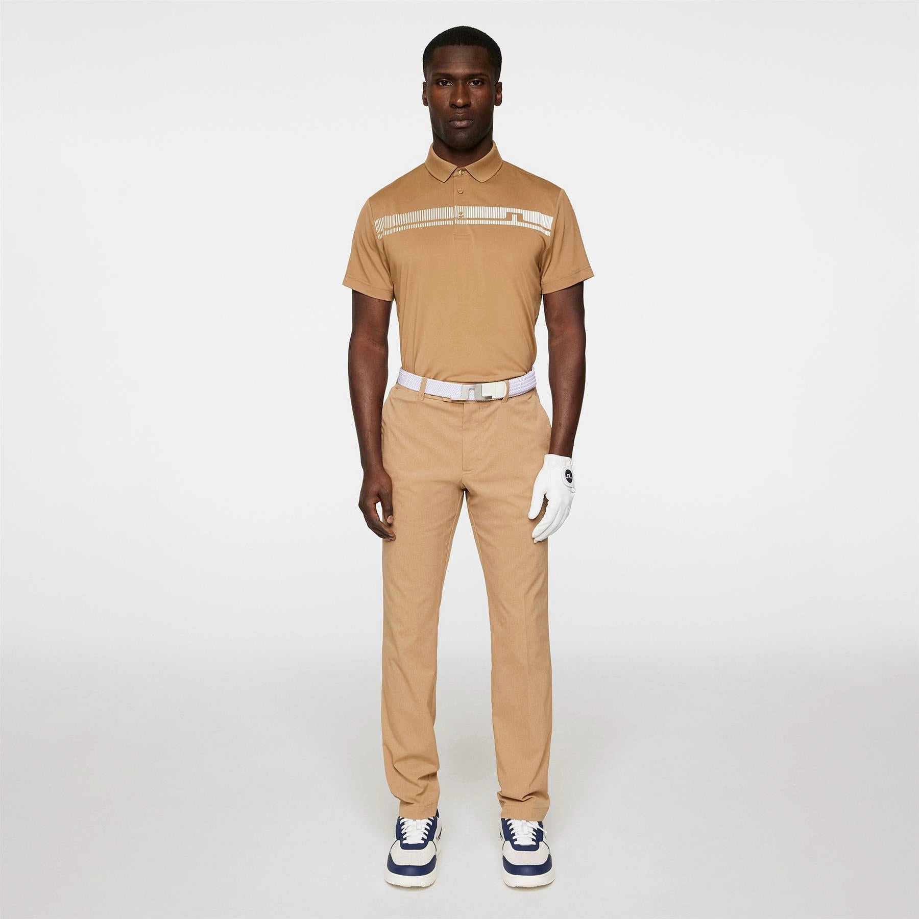 Klas Regular Fit Polo JL Tigers Eye J.Lindeberg Golfwear for Men