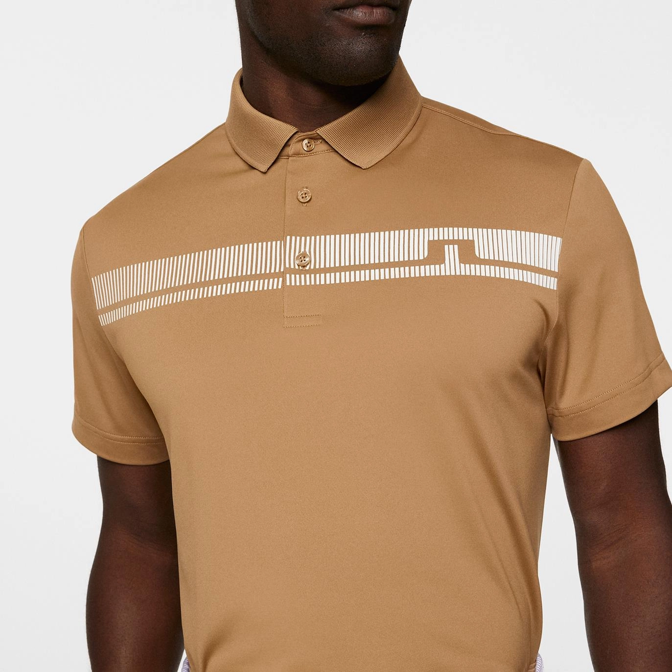 Klas Regular Fit Polo JL Tigers Eye J.Lindeberg Golfwear for Men