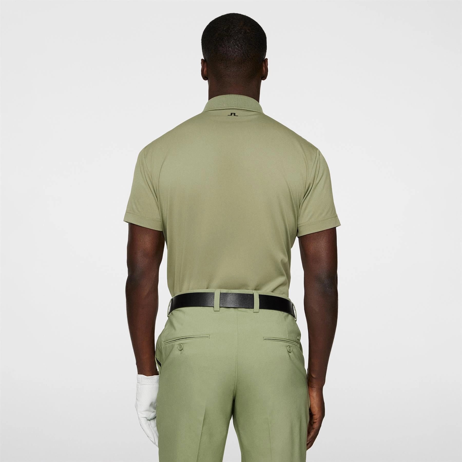 Klas Regular Fit Polo Oil Green J.Lindeberg Golfwear for Men