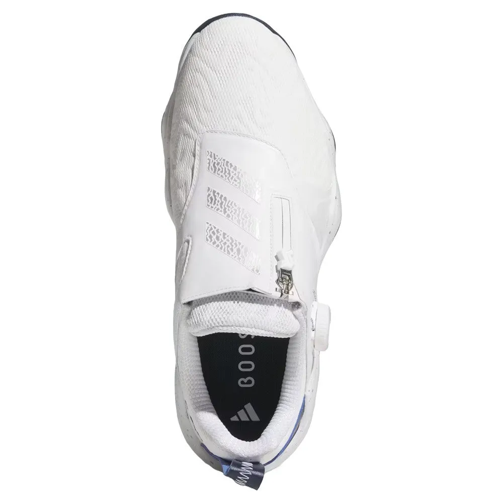 Adidas CodeChaos BOA 25 Spikeless Golf Shoes Cloud White/Silver Metallic/Collegiate Navy - 25 Men Outdoor Shoes