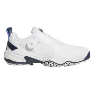 Stylish Comfort Shoes Knitted Casual Shoes Adidas CodeChaos BOA 25 Spikeless Golf Shoes Cloud White/Silver Metallic/Collegiate Navy - 25 Men Grip Motion Mesh Sneakers
