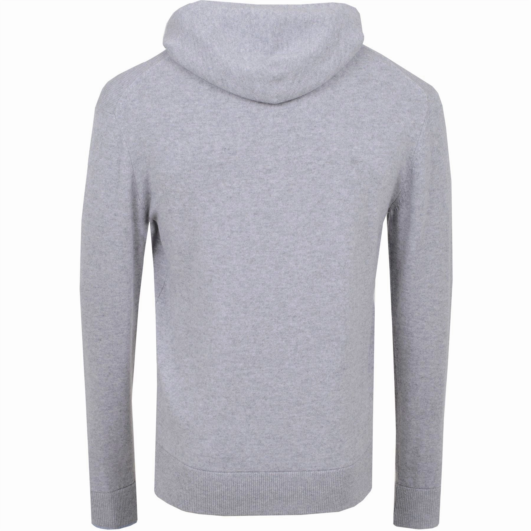 Koko Cashmere Hoodie Light Grey Heather Greyson Men's Clothing