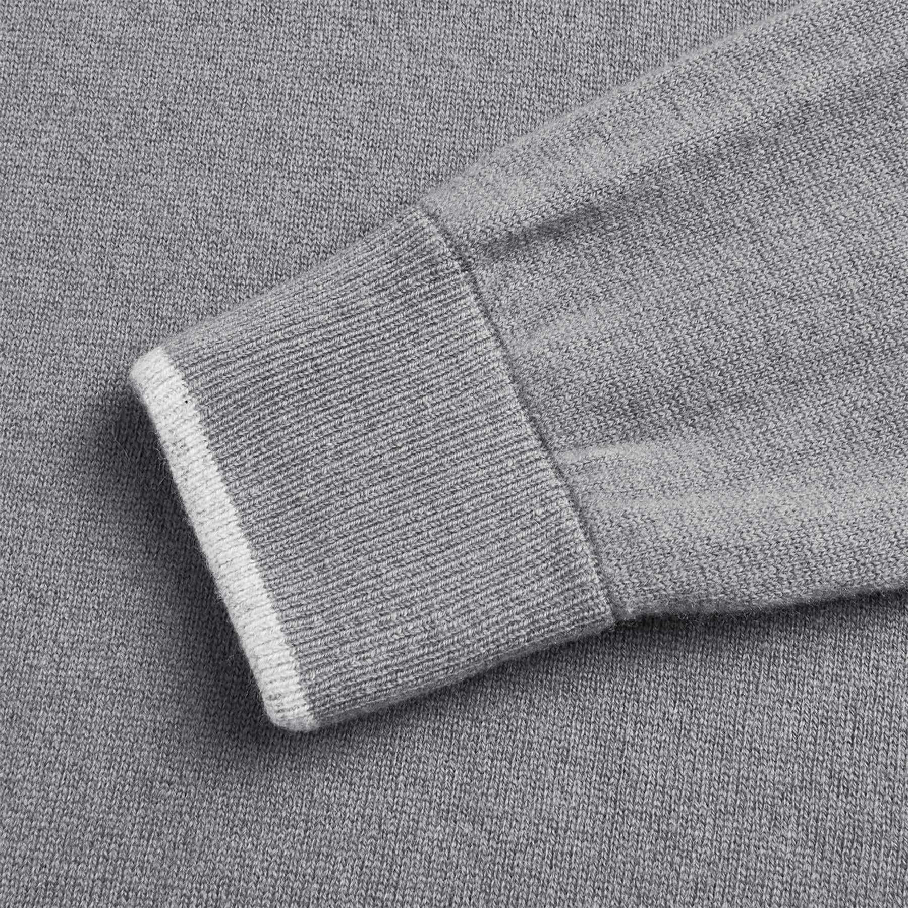 Koko Cashmere Hoodie Light Grey Heather Greyson Men's Clothing