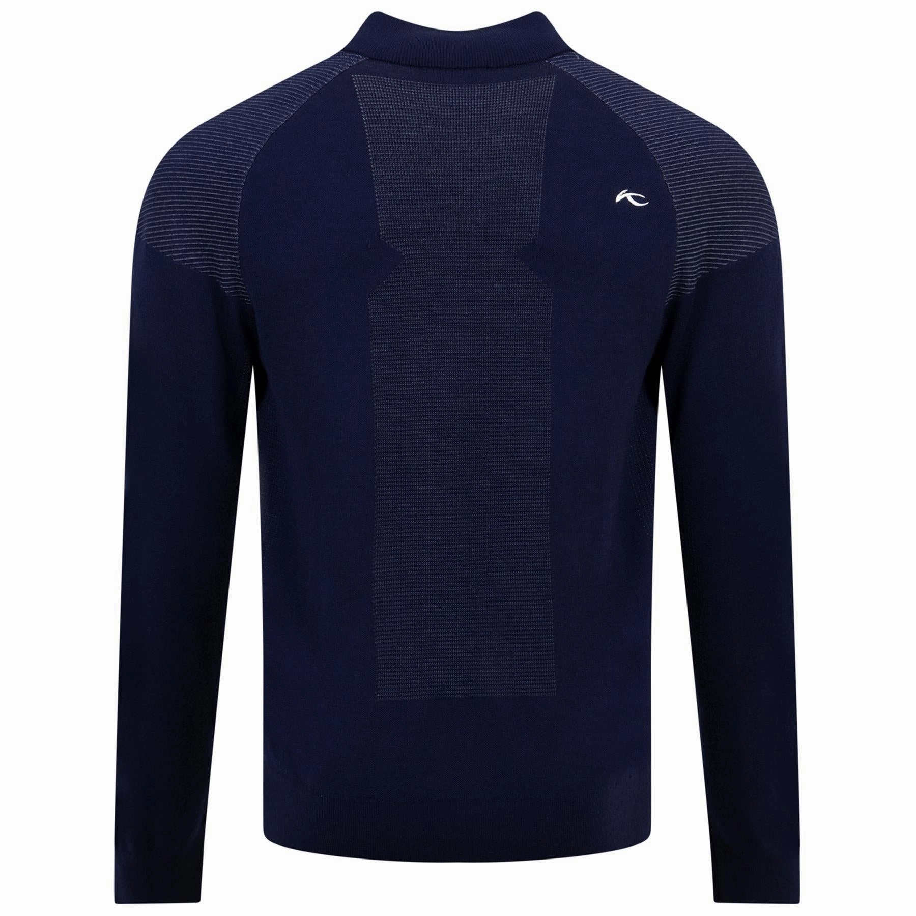 Kulm Half Zip Mid Layer Atlanta Blue KJUS Men's Performance Clothing