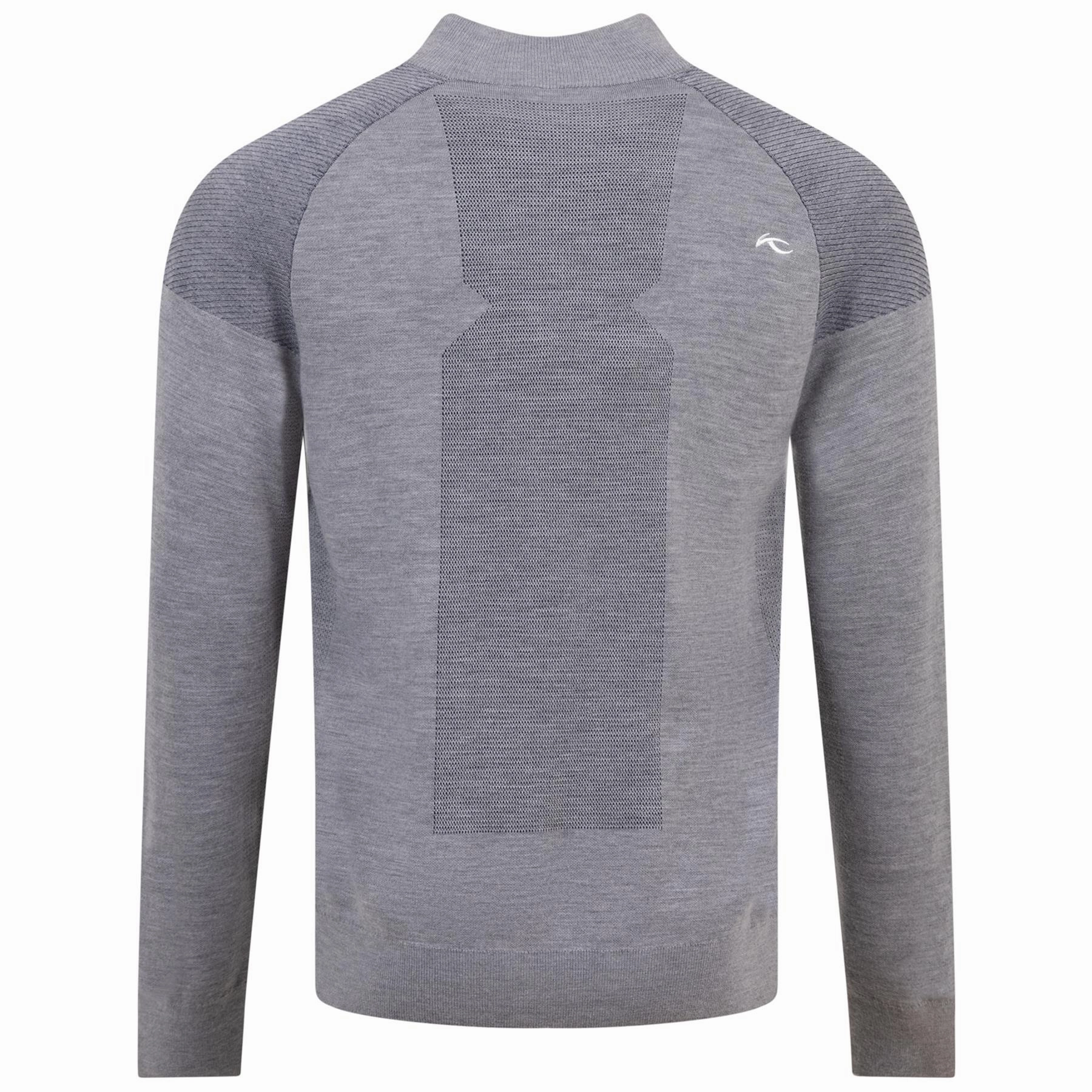 Kulm Half Zip Mid Layer Steel Grey KJUS Men's Performance Clothing
