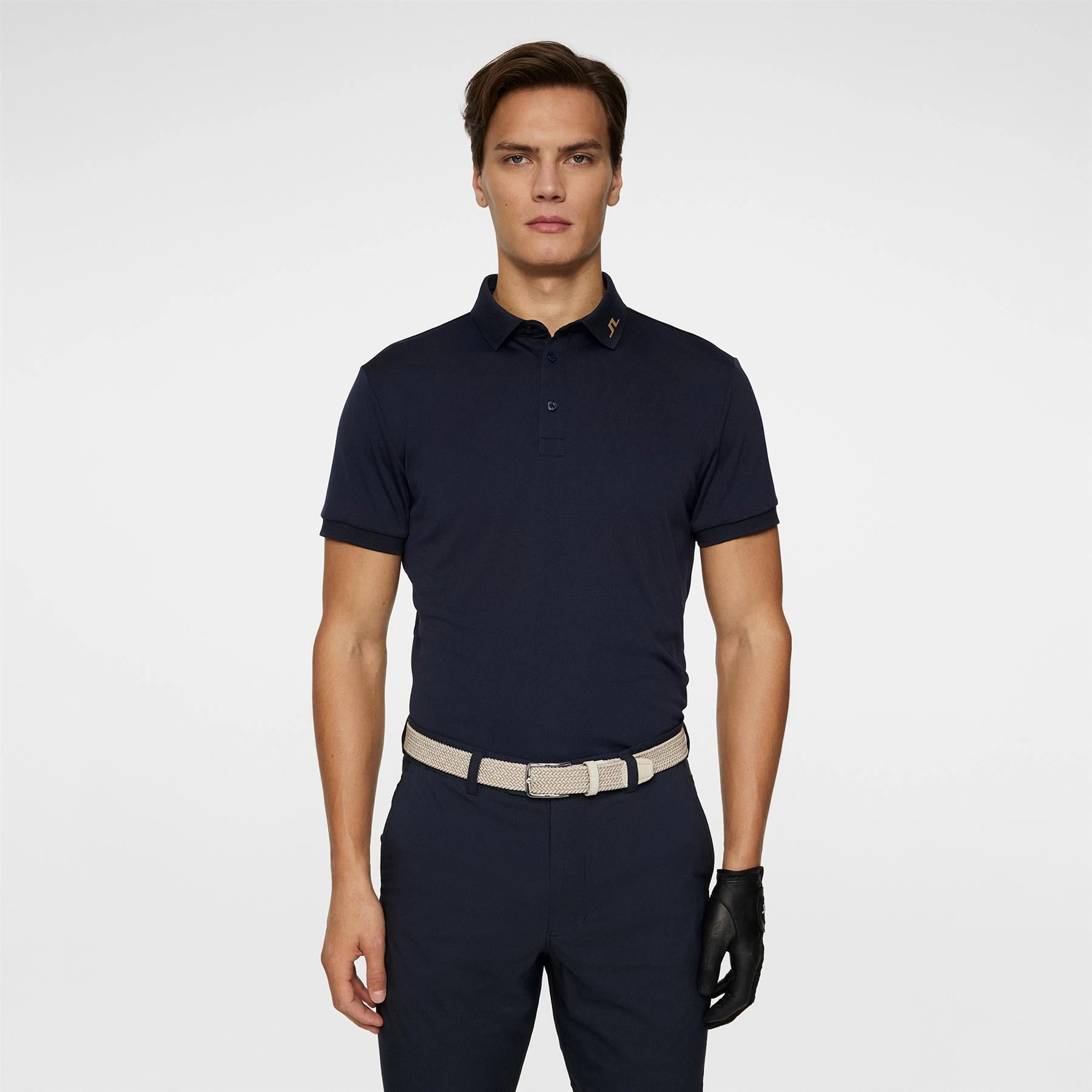 KV Print Regular Fit Polo Tour Tiger Brown Premium J.Lindeberg menswear