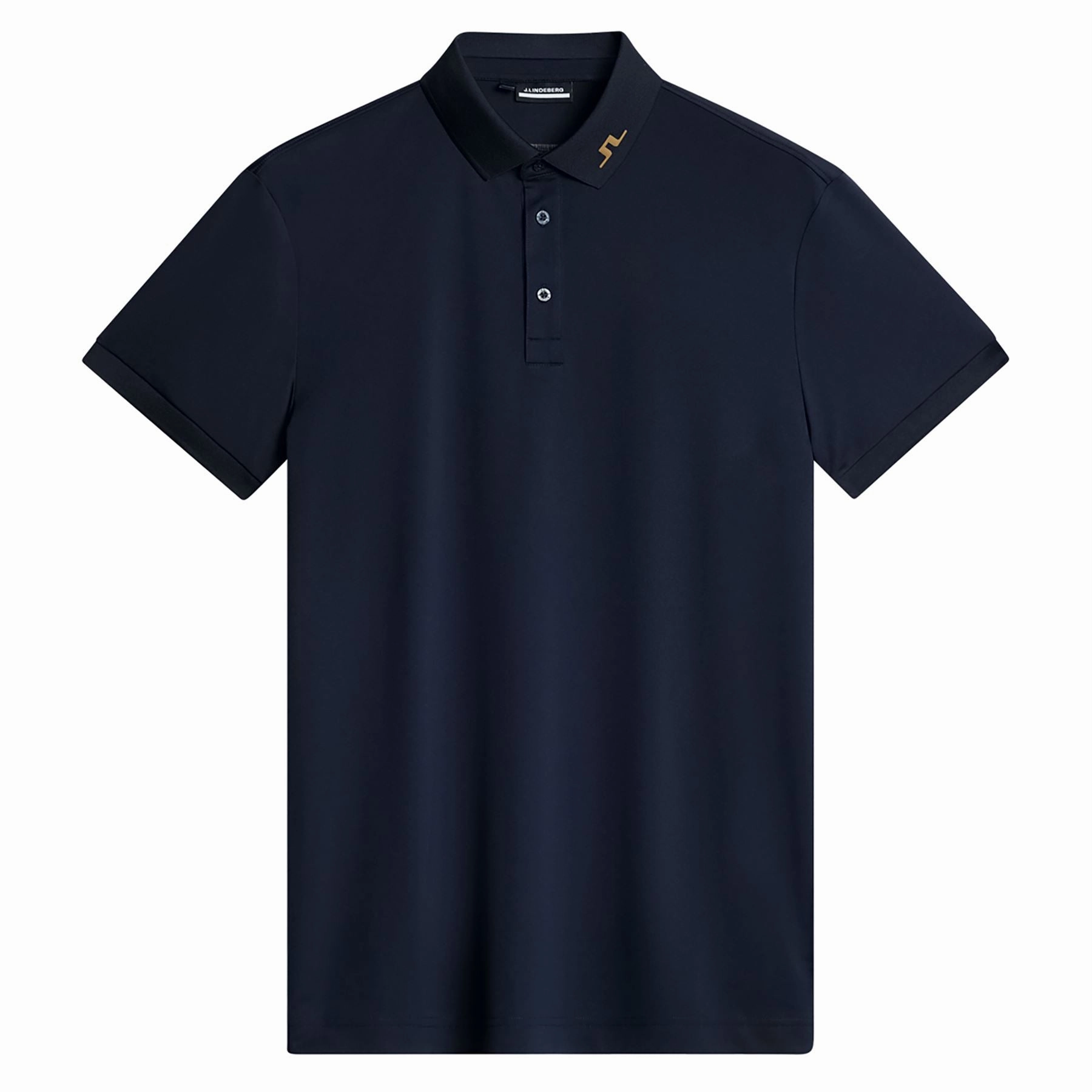 KV Print Regular Fit Polo Tour Tiger Brown J.Lindeberg Golfwear for Men