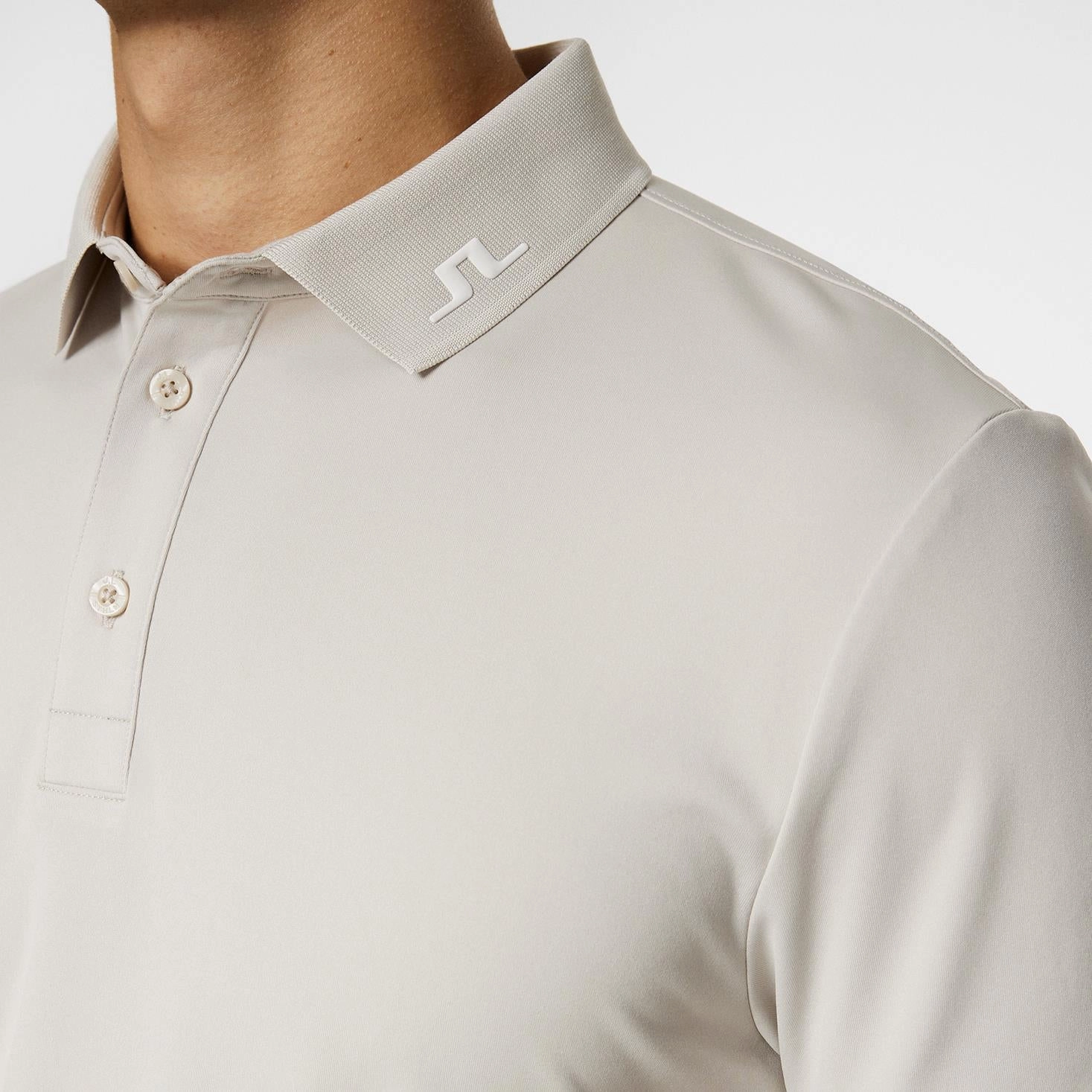 KV Regular Fit Polo Moonbeam J.Lindeberg Golfwear for Men