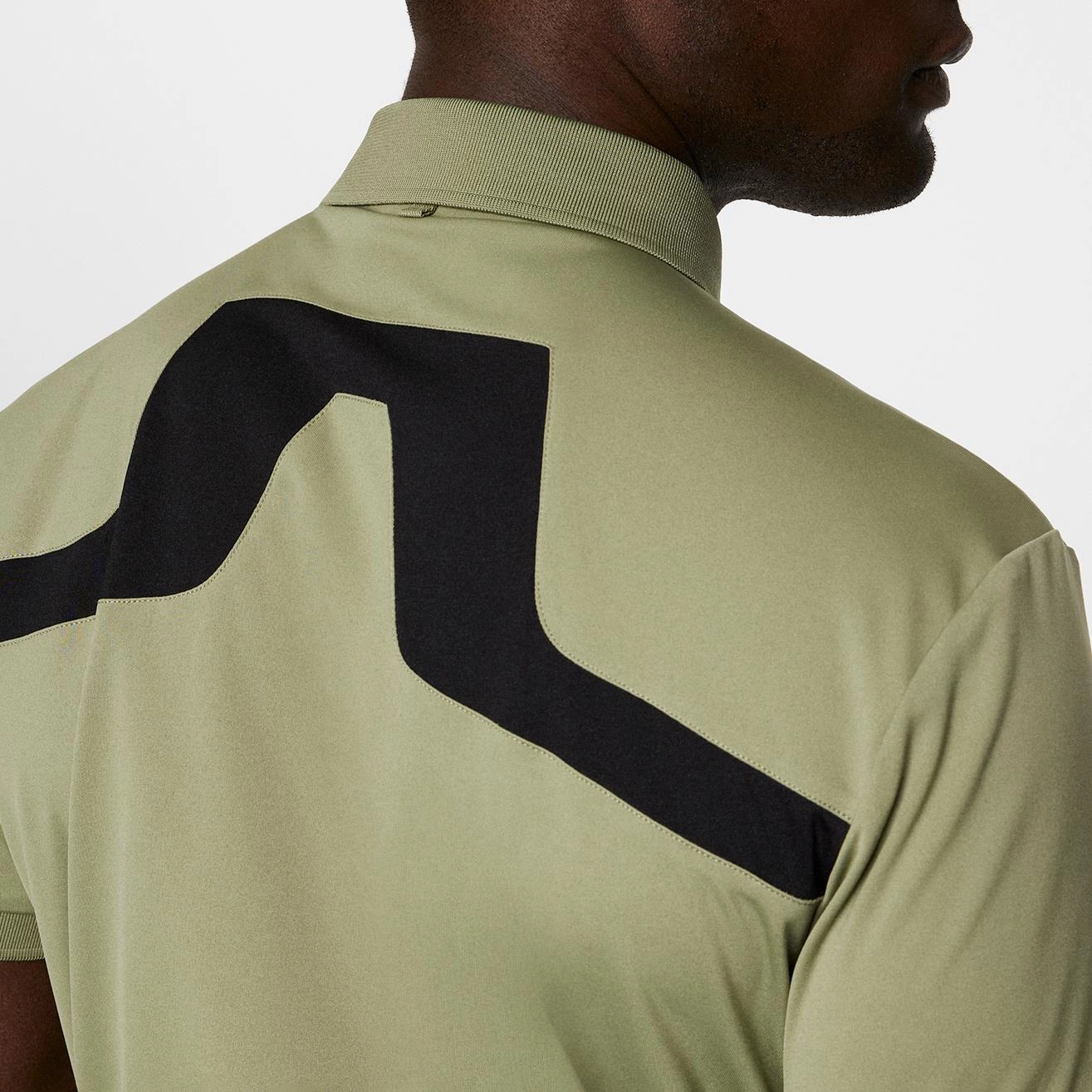 KV Regular Fit Polo Oil Green J.Lindeberg Golfwear for Men