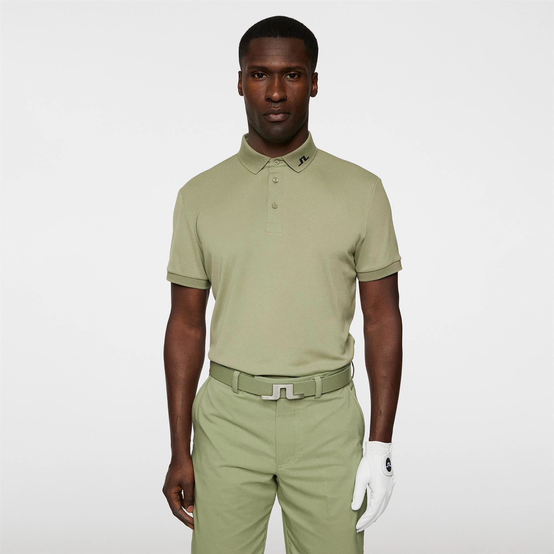 KV Regular Fit Polo Oil Green Premium J.Lindeberg menswear