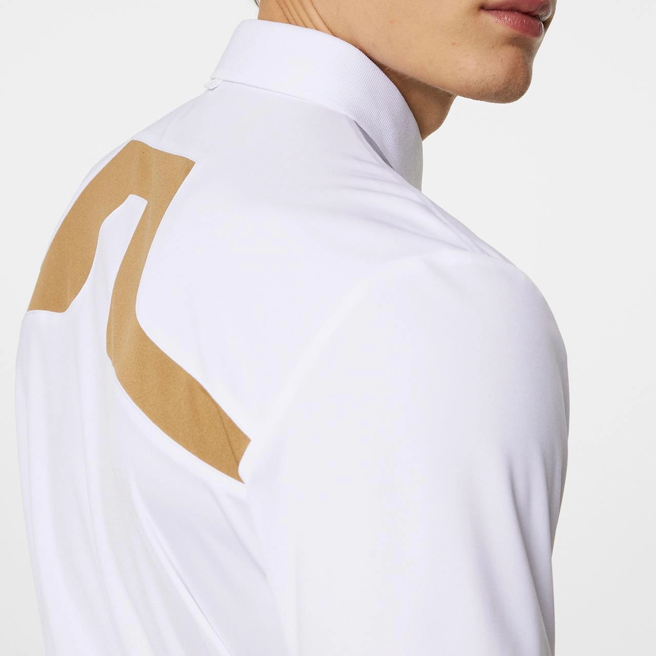 KV Regular Fit Polo White J.Lindeberg Golfwear for Men