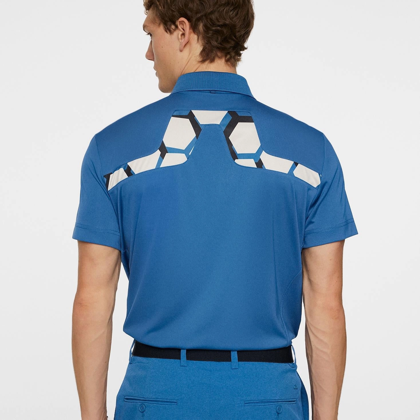 KV Tour Golf Polo Dark Blue J.Lindeberg Golfwear for Men