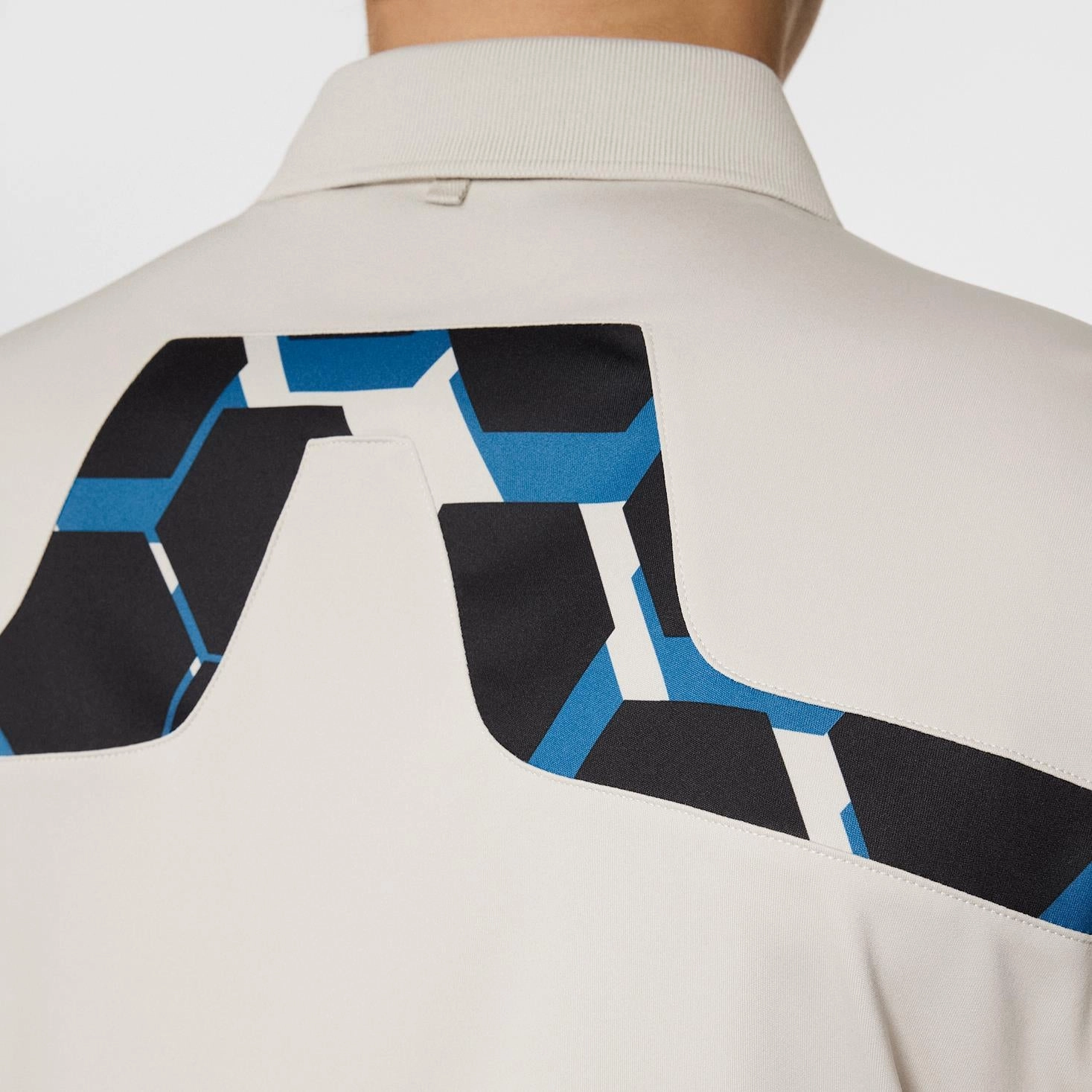 KV Tour Golf Polo Moonbeam J.Lindeberg Golfwear for Men