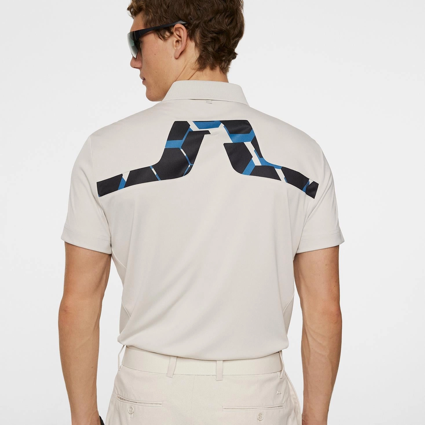 KV Tour Golf Polo Moonbeam J.Lindeberg Golfwear for Men