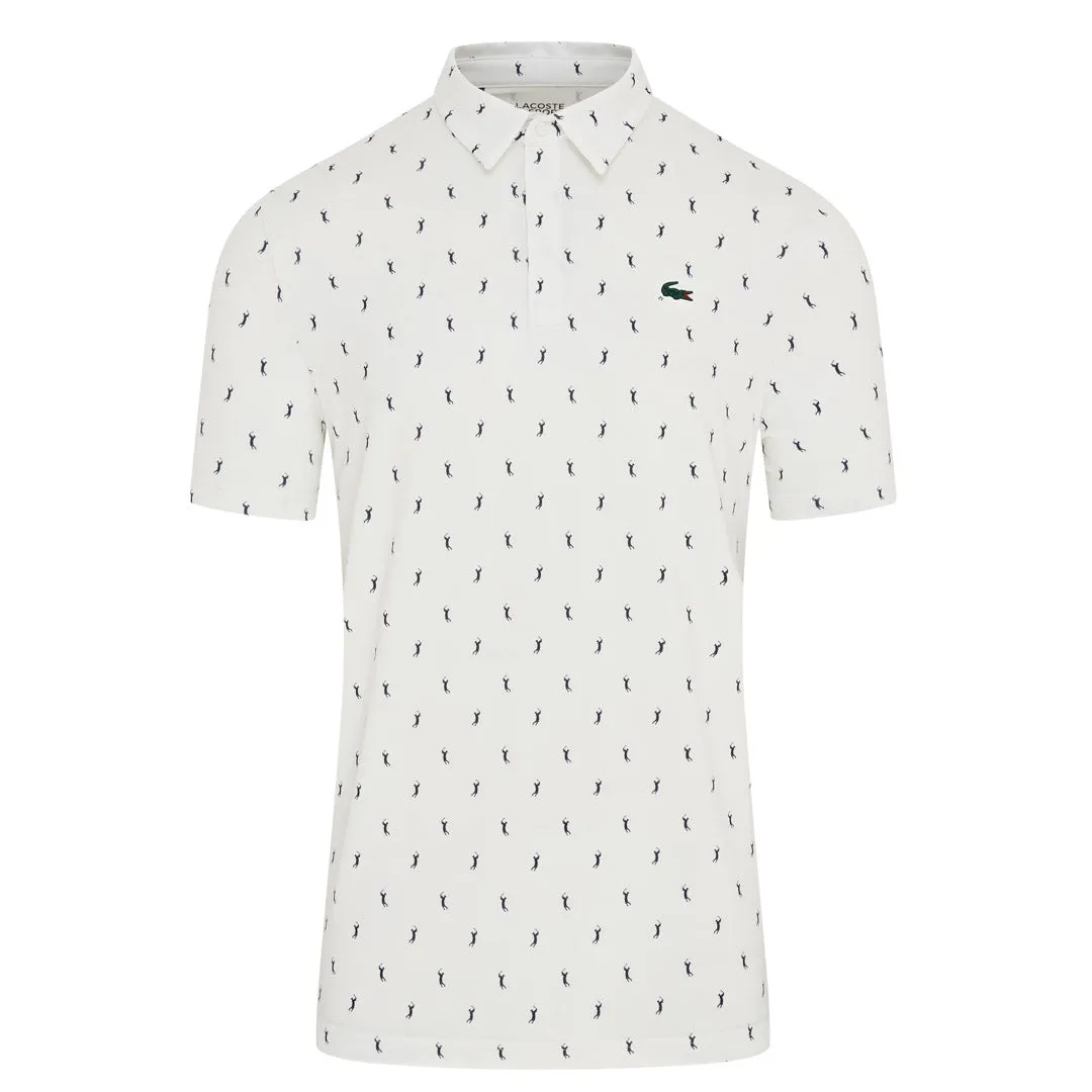 Lacoste All Over Printed Golf Polo Shirt DH5175
