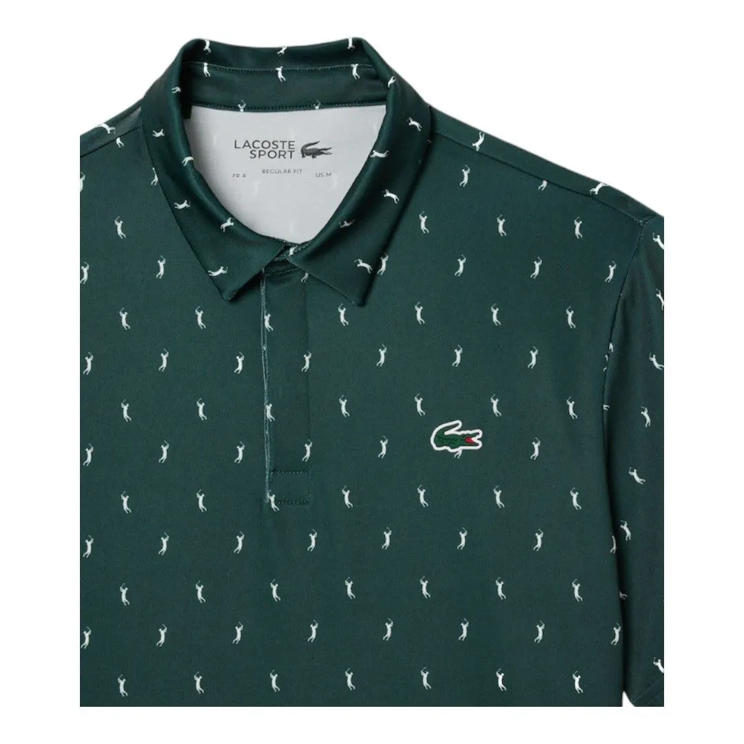 Lacoste All Over Printed Golf Polo Shirt DH5175