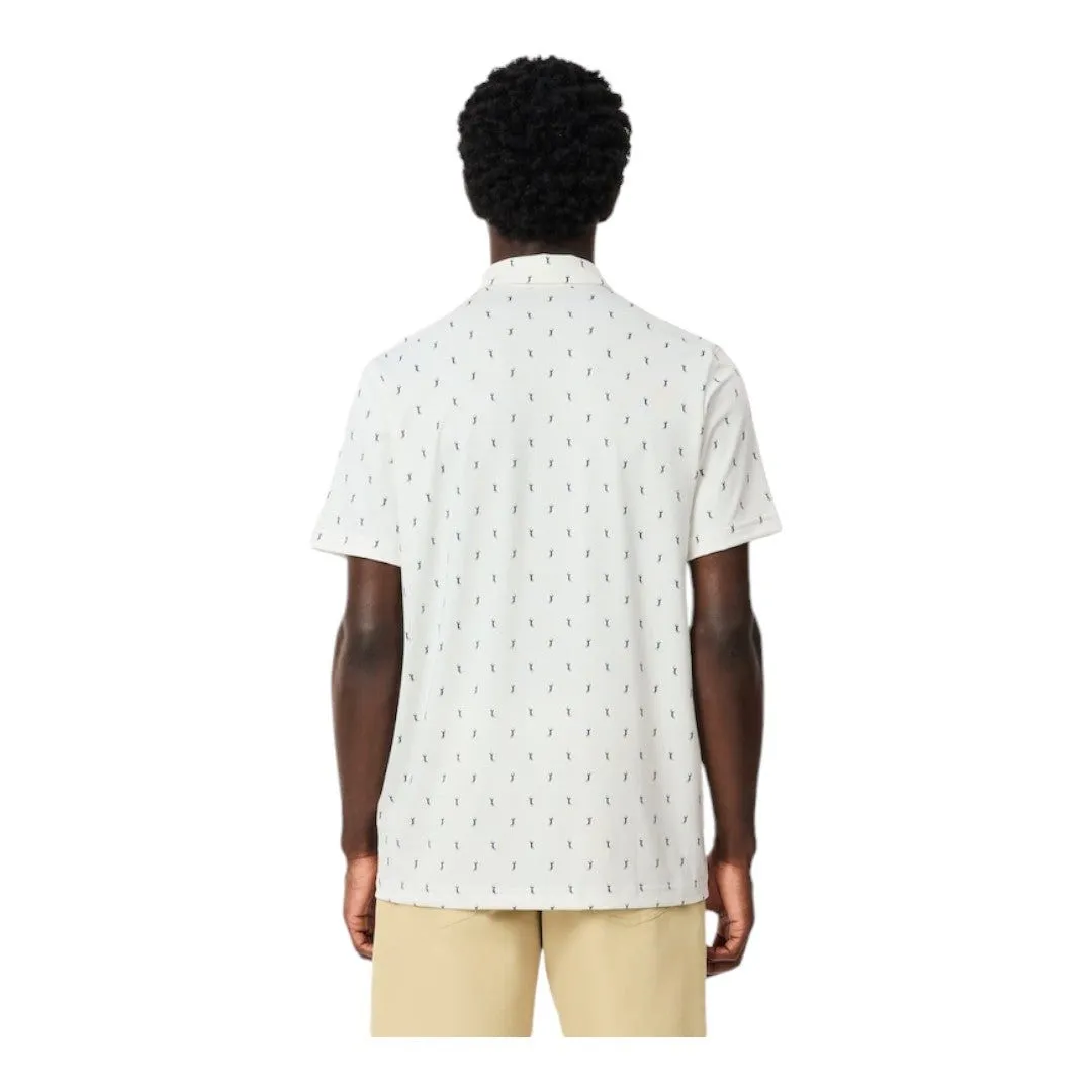Lacoste All Over Printed Golf Polo Shirt DH5175