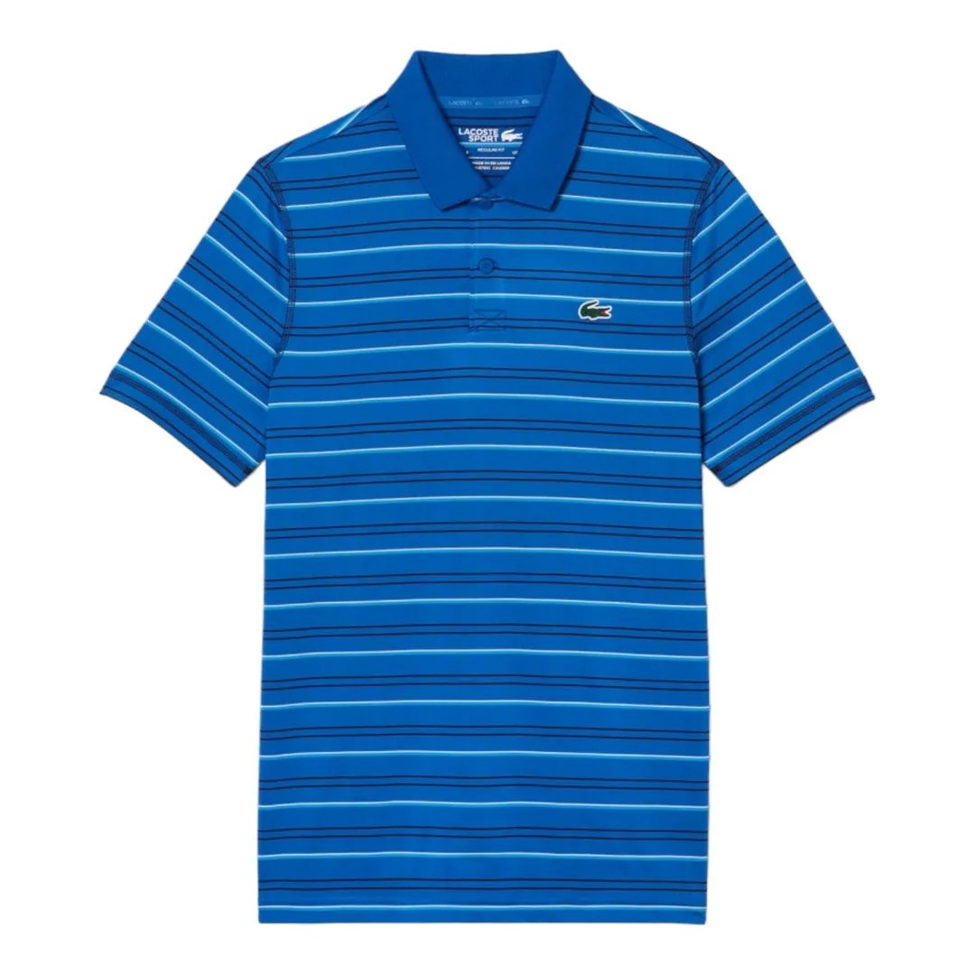 Lacoste Polyester Stripe Golf Polo Shirt DH5182