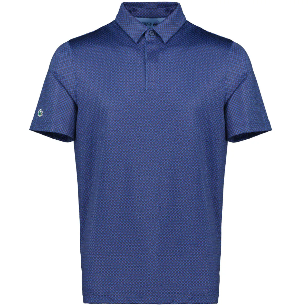 Lacoste Ultra-Dry Anti UV Mini Print Golf Polo Shirt DH7493
