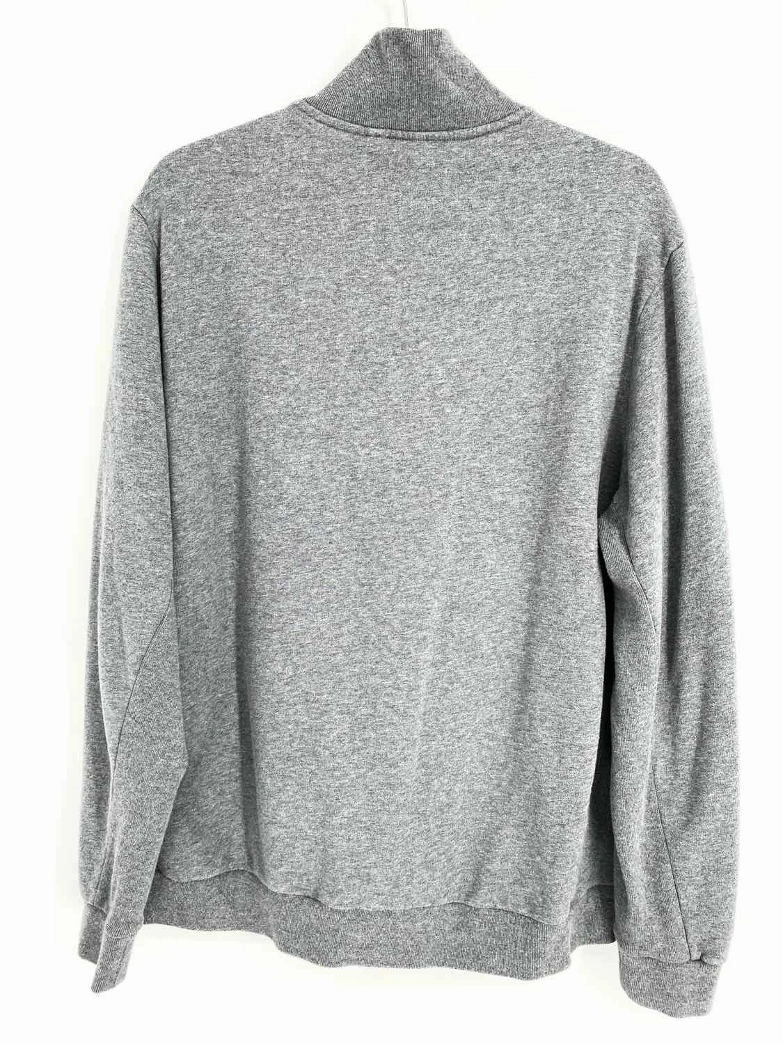 Lacoste Men's Gray Heather 1/4 zip Size 3XL Sweater