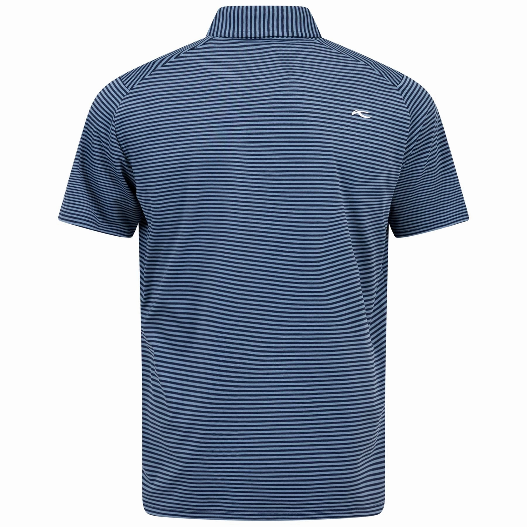 Lee Stripe Stretch Polo Neptune/Blue KJUS Men's Performance Clothing