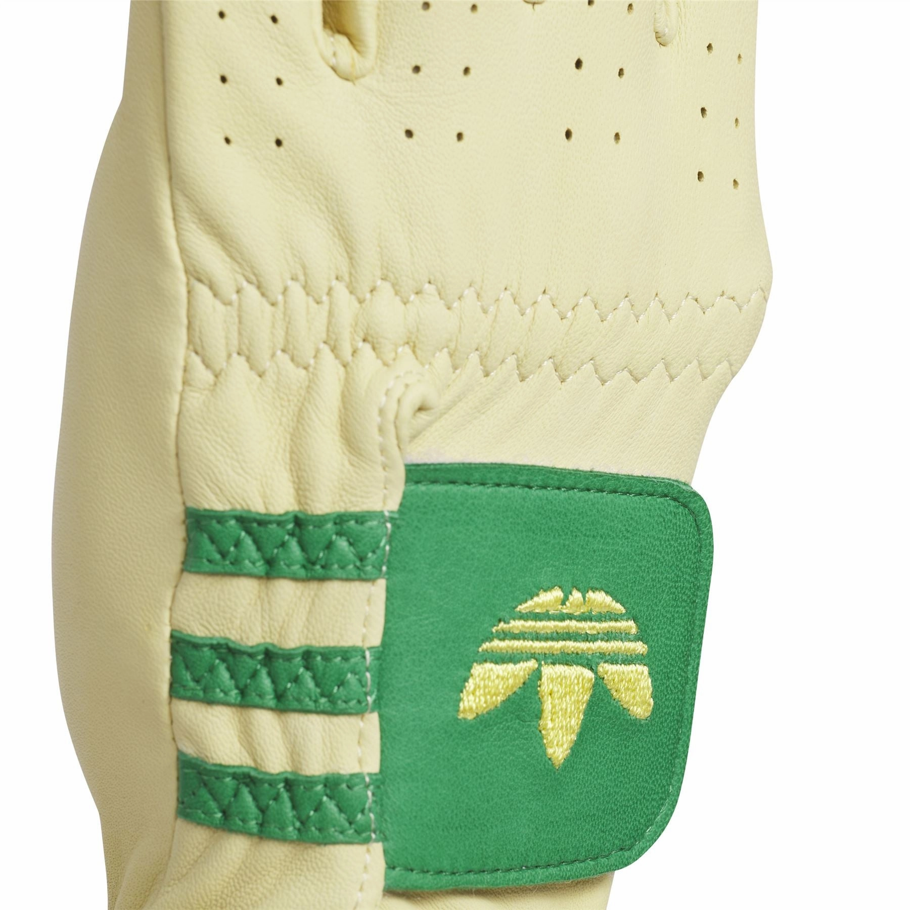 Left Hand Leather Golf Glove Yellow Adidas Men's Apparel