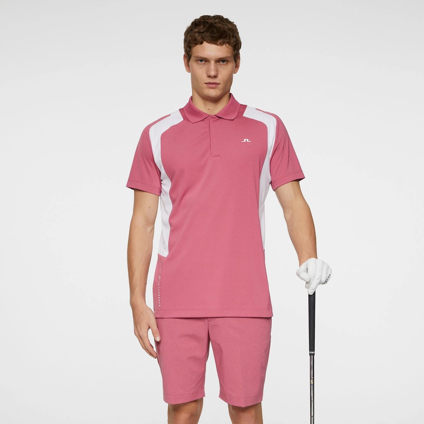 Legacy Polo Rose Wine J.Lindeberg Golfwear for Men