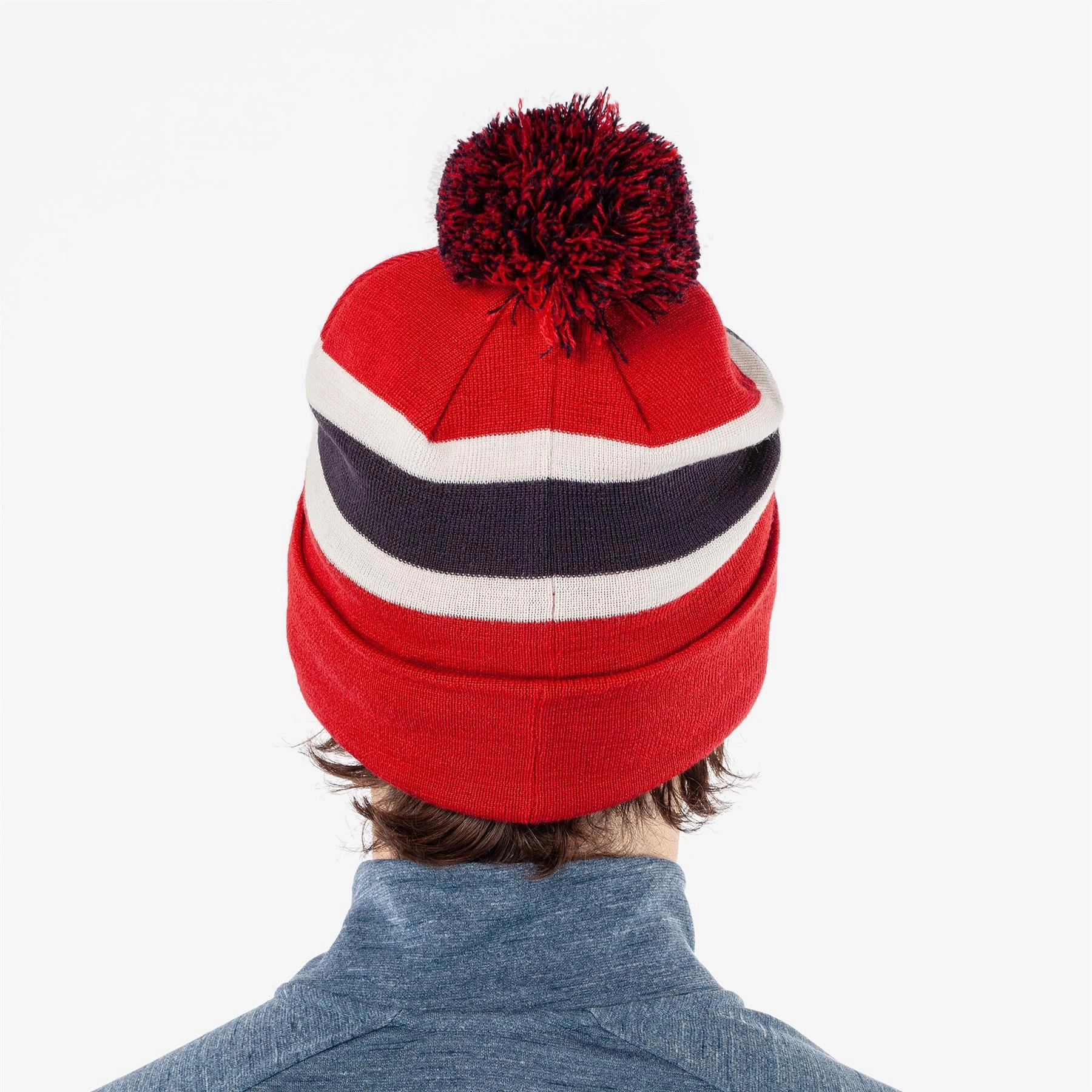 Leighton INTERFACE-1 Beanie Navy/Red/White Galvin Green Men's Apparel