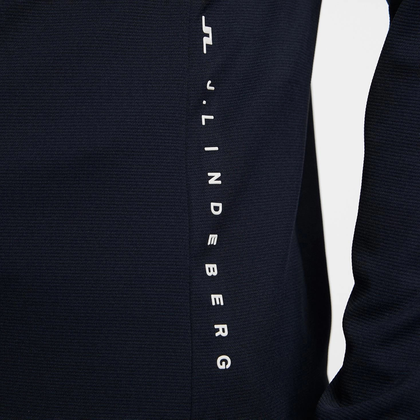 Leon Quarter Zip Mid Layer JL Navy J.Lindeberg Golfwear for Men