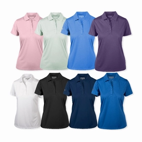 Levelwear Ladies Lotus Golf Polo Levelwear men's golf apparel