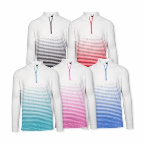 Levelwear Men's Beam Long Sleeve Golf Pullover Levelwear men's golf apparel