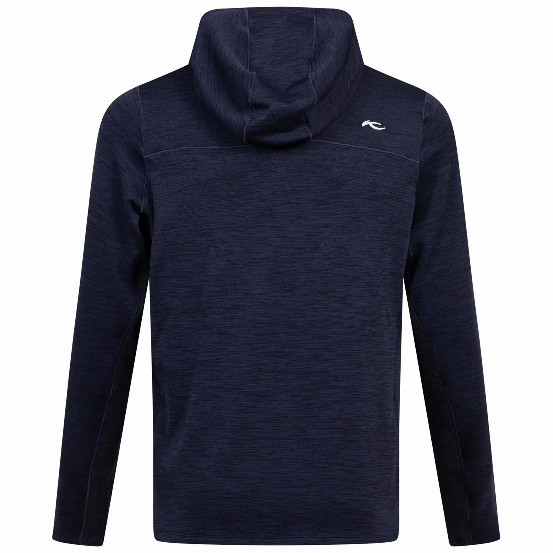 Liam Hooded Half Zip Mid Layer Atlanta Blue KJUS Men's Performance Clothing