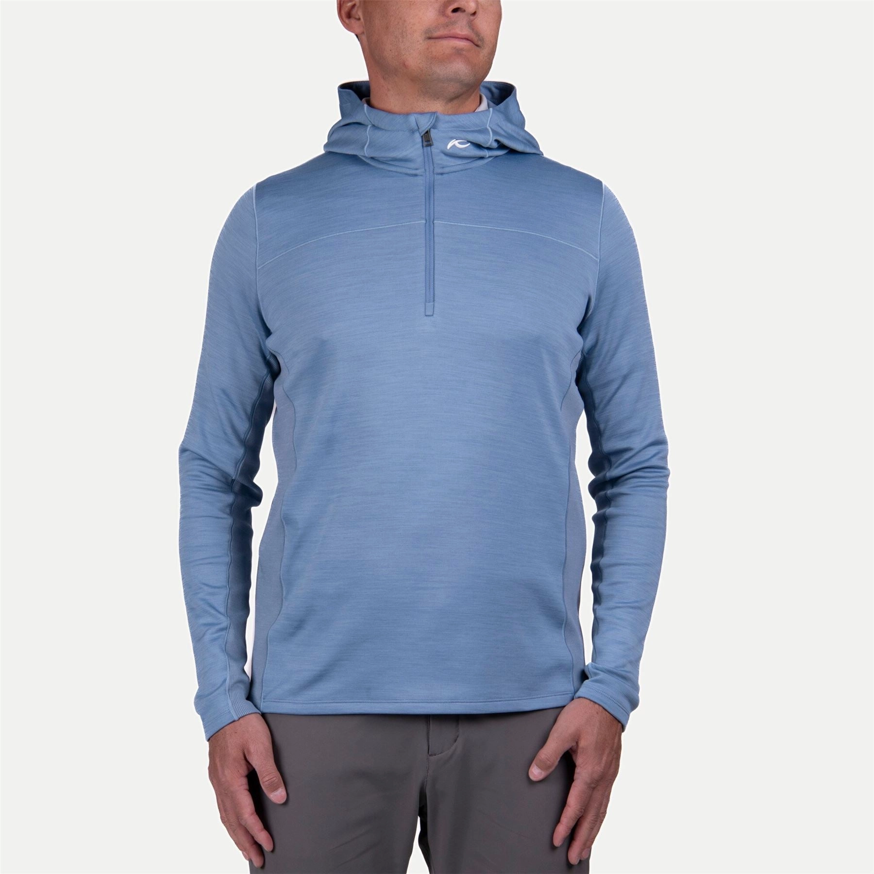 Liam Hooded Half Zip Mid Layer Neptune Kjus men's performance outerwear