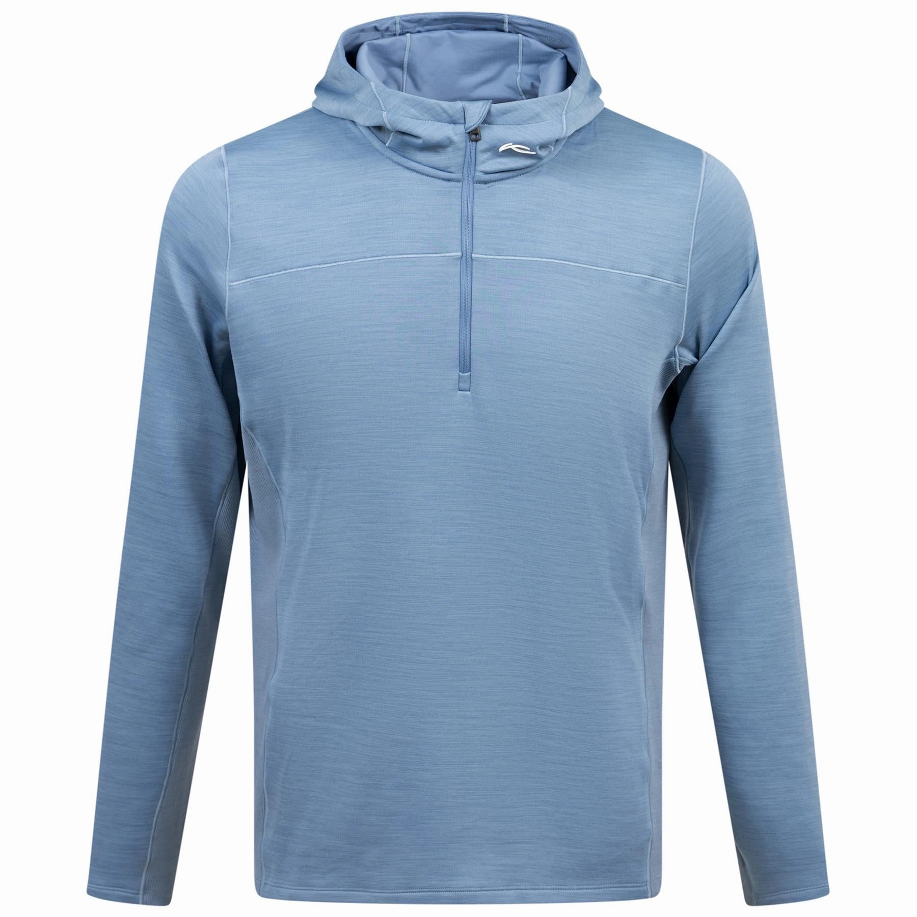 Liam Hooded Half Zip Mid Layer Neptune KJUS Men's Performance Clothing