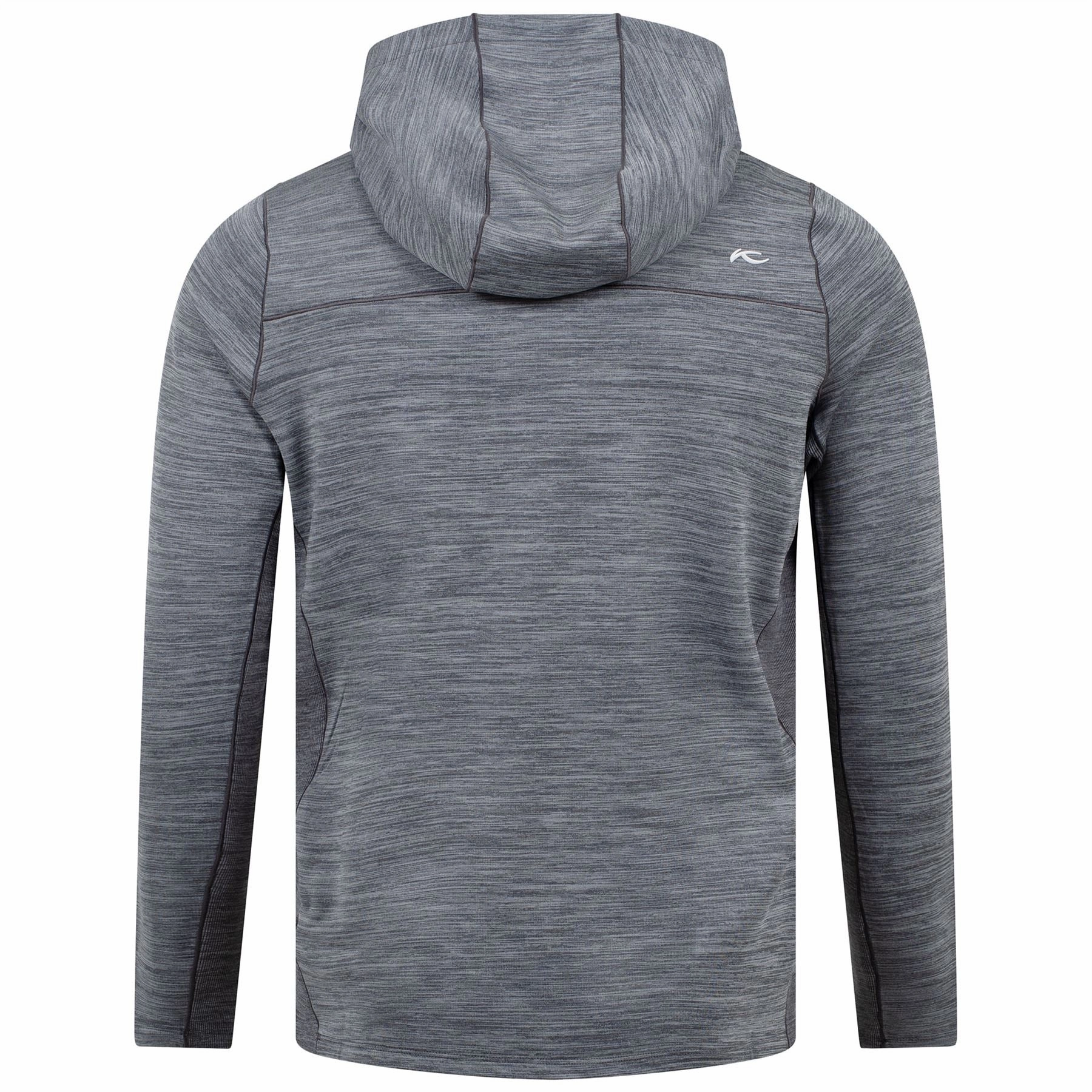 Liam Hooded Half Zip Mid Layer Steel Grey KJUS Men's Performance Clothing