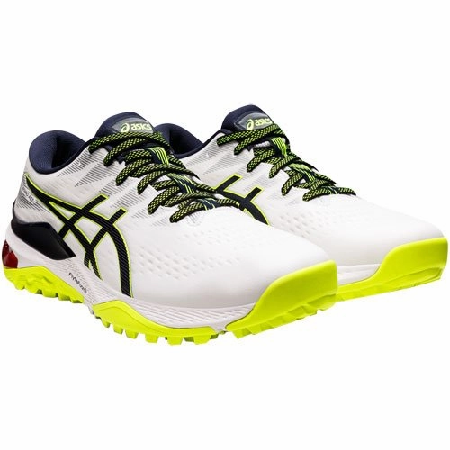 Asics Gel-Kayano Ace Spikeless Golf Shoes Side Angle Sneakers, Air-Cushioned Shoes, Modern Athletic Design