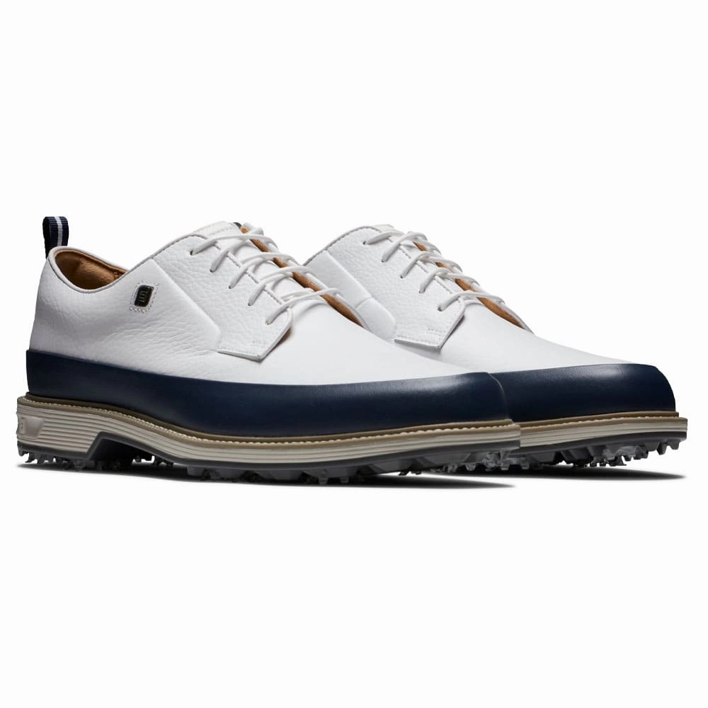 Casual Footwear, Contemporary Design Sneakers FootJoy Premiere Series - Field LX Golf Shoes White/Navy - 24 Men