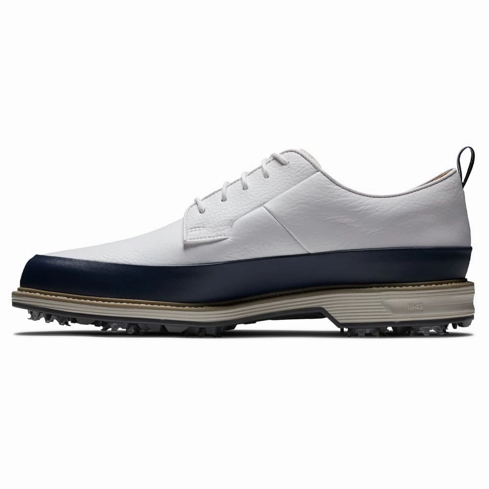 Air-Cushioned Shoes, Cozy Slip-Ons FootJoy Premiere Series - Field LX Golf Shoes White/Navy - 24 Men