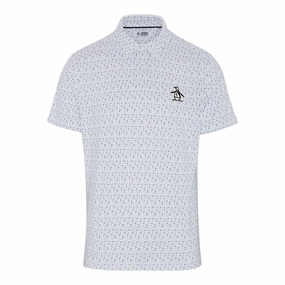 Light Shell Jacket Original Penguin All Over Ball Print Golf Polo Shirt OGKSE021 Active Fleece Top monochrome clothing style, stretchable sport shorts