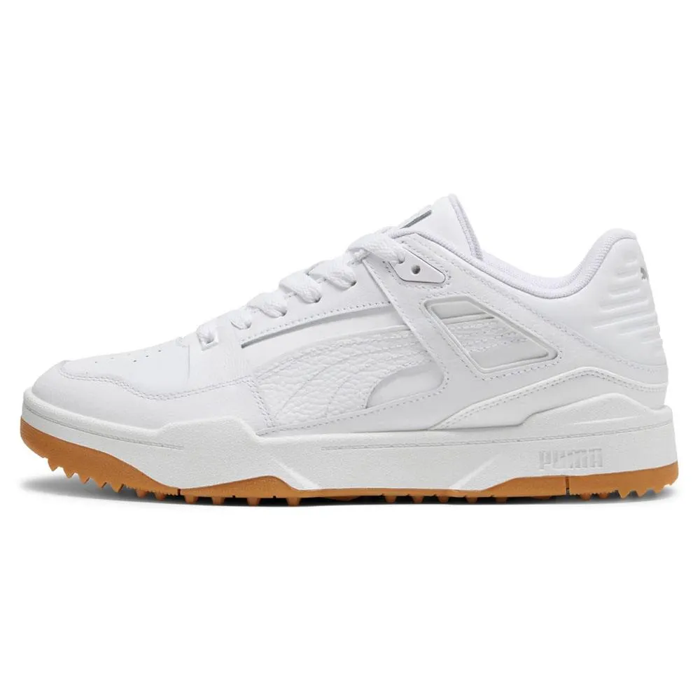 Padded Insole Shoes PUMA Slipstream G Spikeless Golf Shoes White - 24 Men