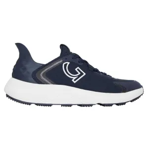 Close-Up Of Sneakers Lightweight Trail Shoes Gfore MG4X2 Cross Trainer Spikeless Golf Shoes Twilight - 23 Men Flex Control Bold Color Shoes