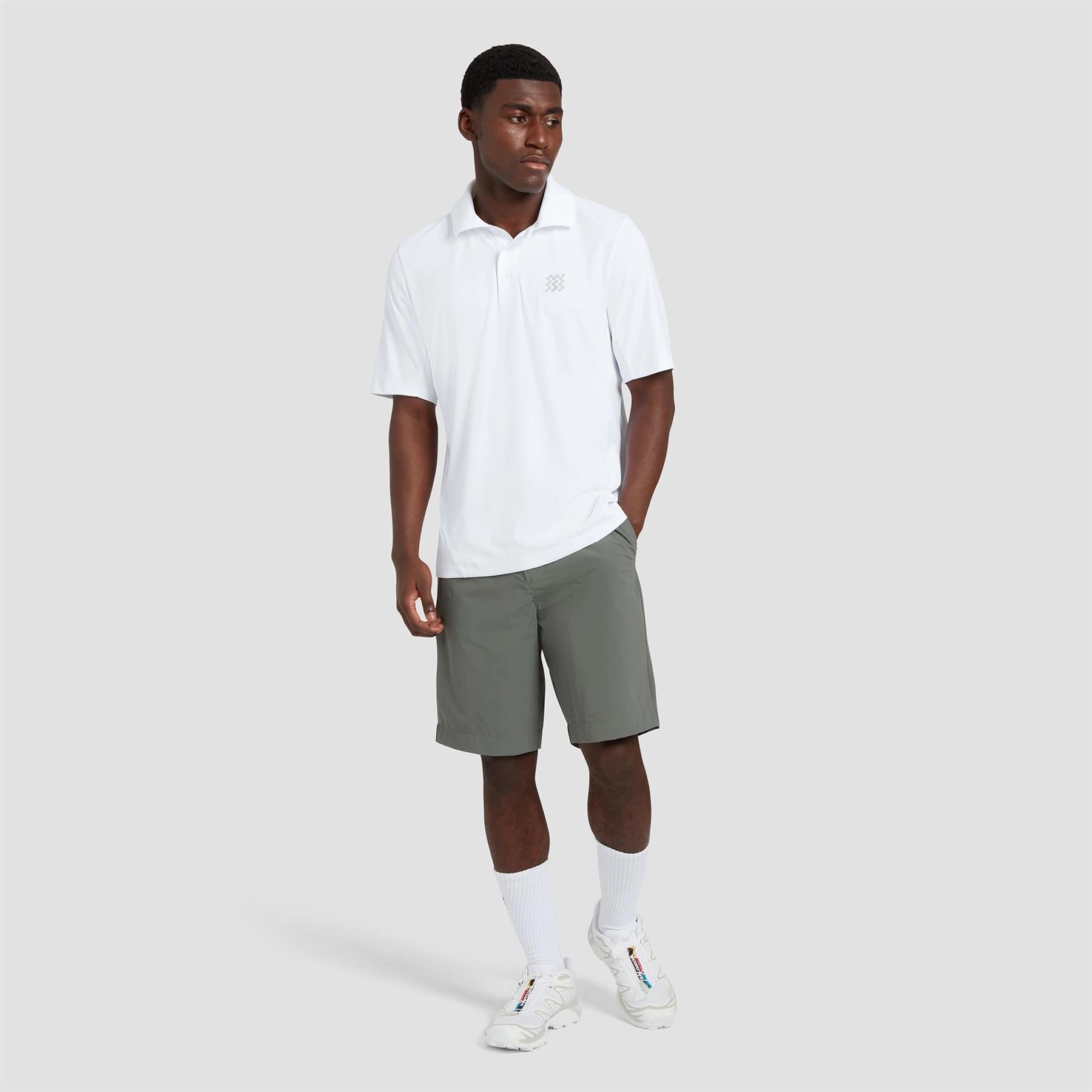 Lightweight Course Shorts Green Manors mens classic apparel