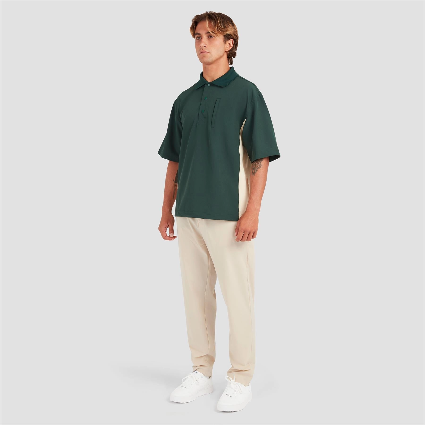 Lightweight Course Trousers Sand Manors mens classic apparel
