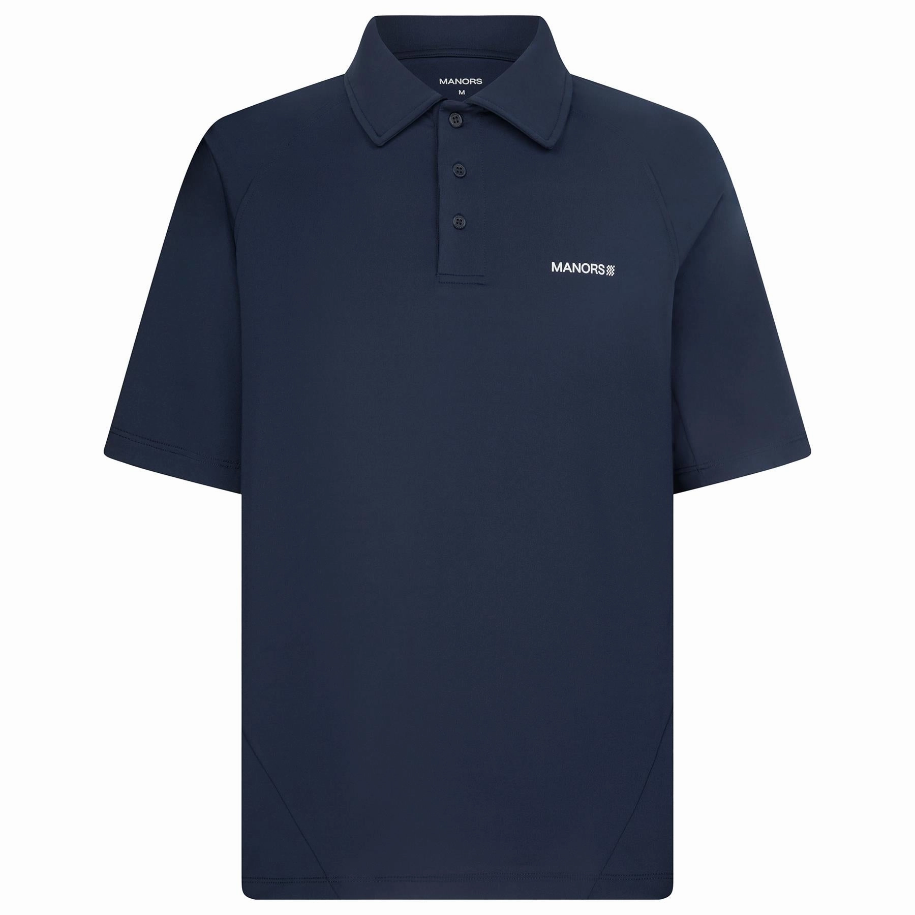 Lightweight Polo Navy Manors Men's Classic Apparel