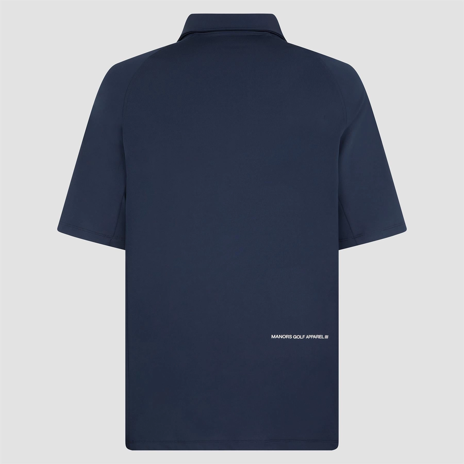 Lightweight Polo Navy Manors Men's Classic Apparel