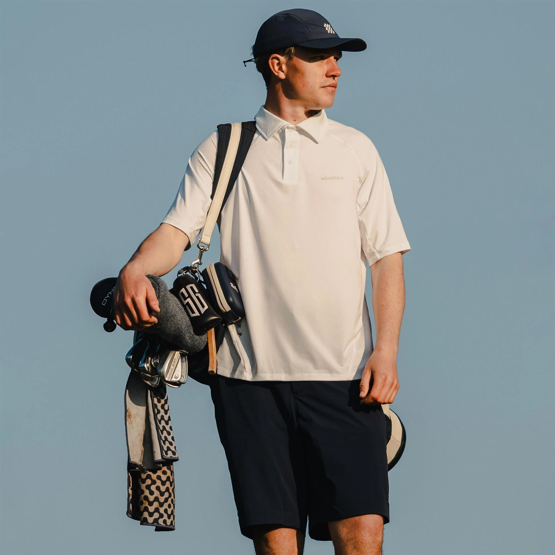 Lightweight Polo White Manors Men's Classic Apparel